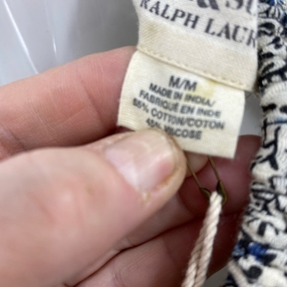 Denim and Company RL BoHo floral print top M - Picture 12 of 12